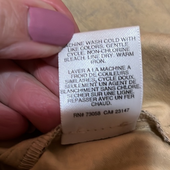 NWOT - Vintage Talbots Black and Gold Pattern Stretch Skirt - Picture 6 of 6